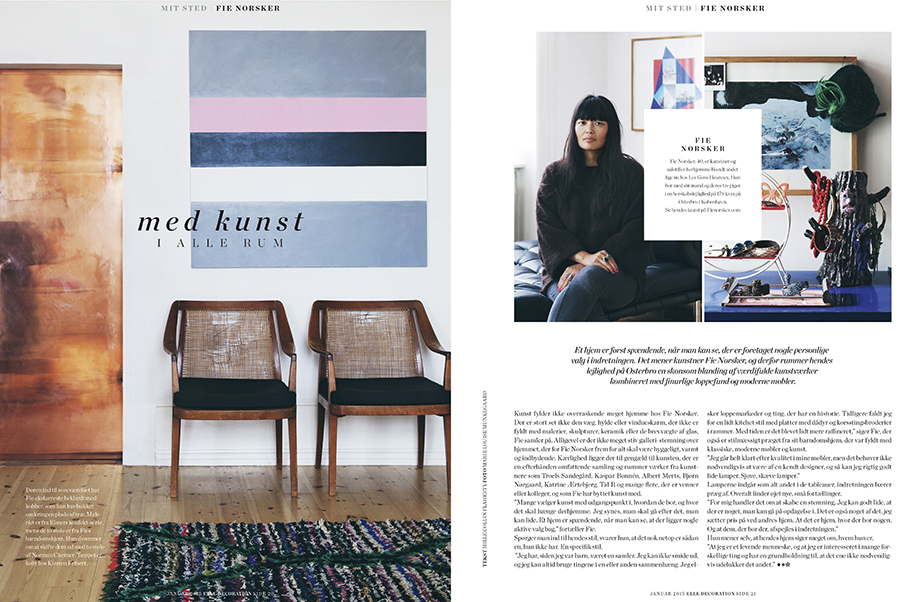 Marie Louise Munkegaard; Photographer; Elle decoration, Elle decoration dk, Fie Norsker, Copenhagen; Denmark