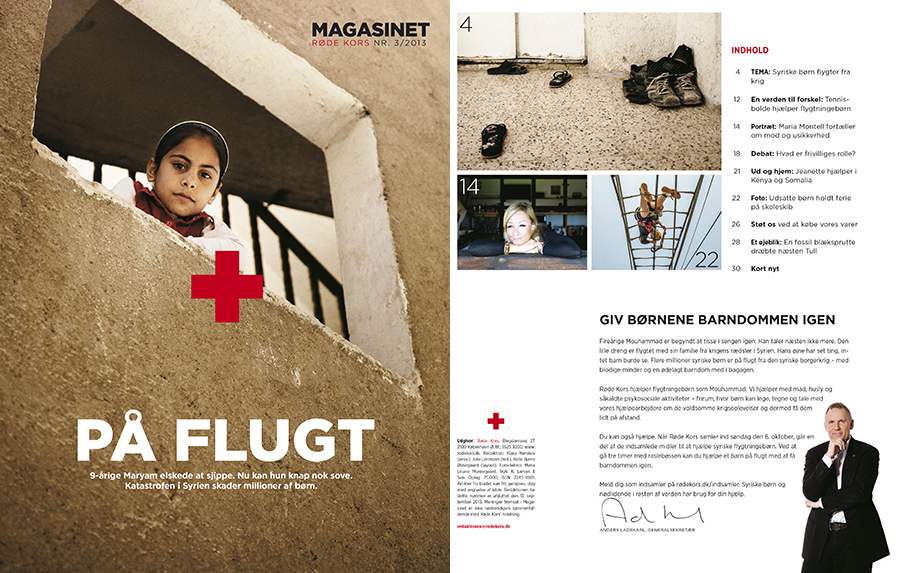 Marie Louise Munkegaard; Photographer; Red Cross, Syrian refugees, Jordan, Copenhagen; Denmark