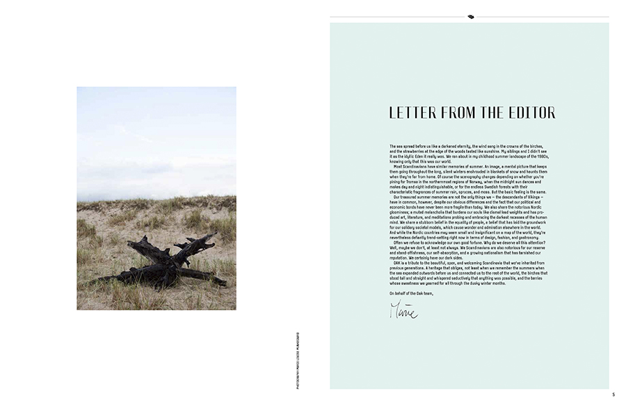 Marie Louise Munkegaard; Photographer; Oak The Nordic Journal, Copenhagen; Denmark